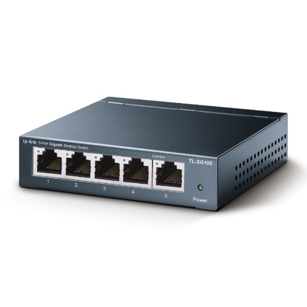 TP-LINK TL-SG105 5-Port 10/100/1000Mbps Gigabit Ethernet Smart Switch